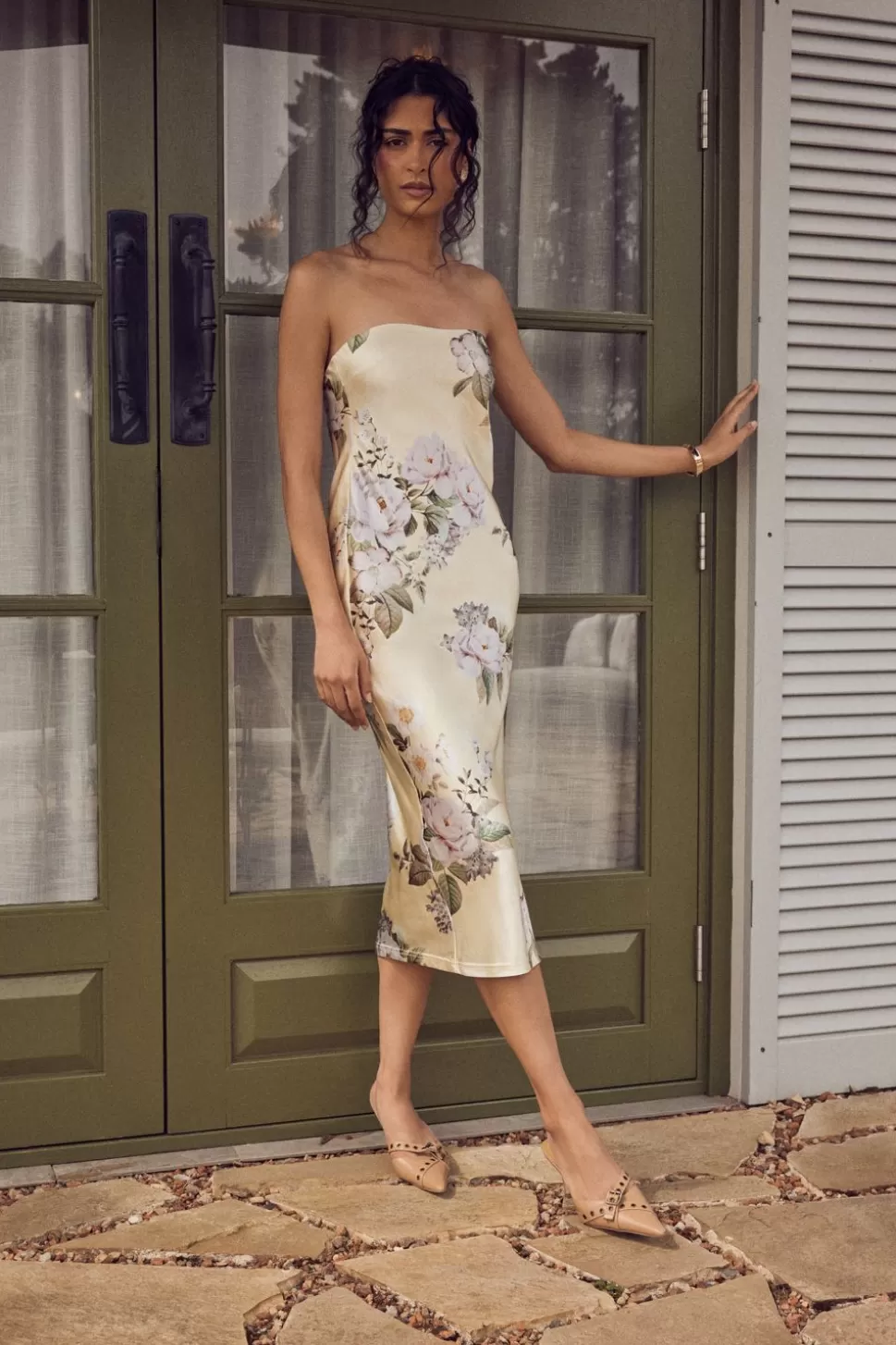 Women MESHKI Midi Dresses<Tyler